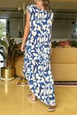 The Botanical Dress Navy